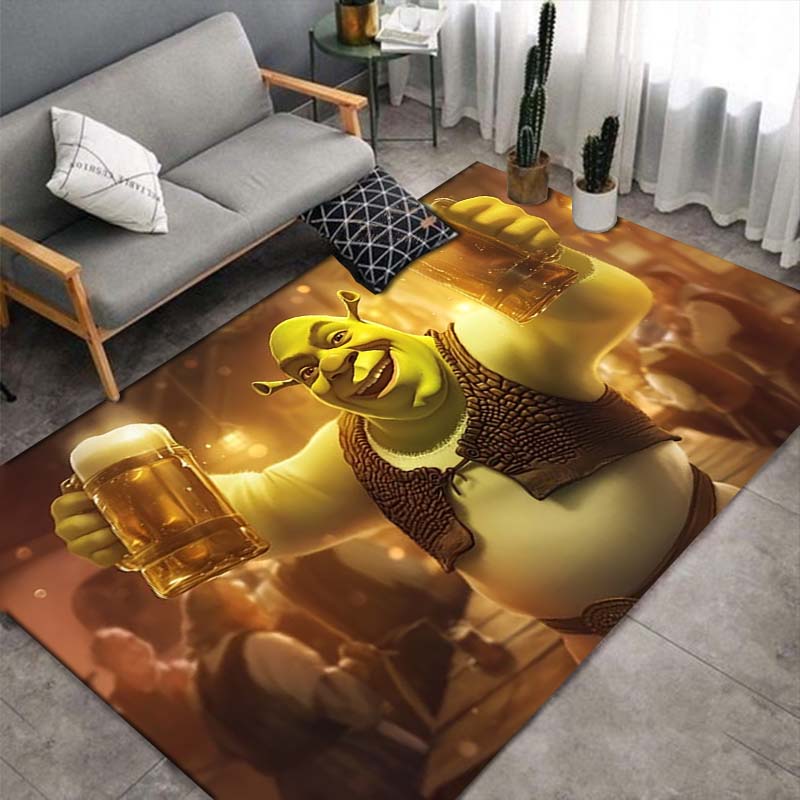 Shrek Selfie-Kamera Oger Anti-Rutsch-Teppich Cartoon Anime Bodenmatte Kinderzimmer Wohnzimmer Dekor Teppich Geschenk Für Filmfan