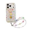 HyunA 3D Colorful Floral Chain Case for iPhone 17/16 Pro Max/15 Pro