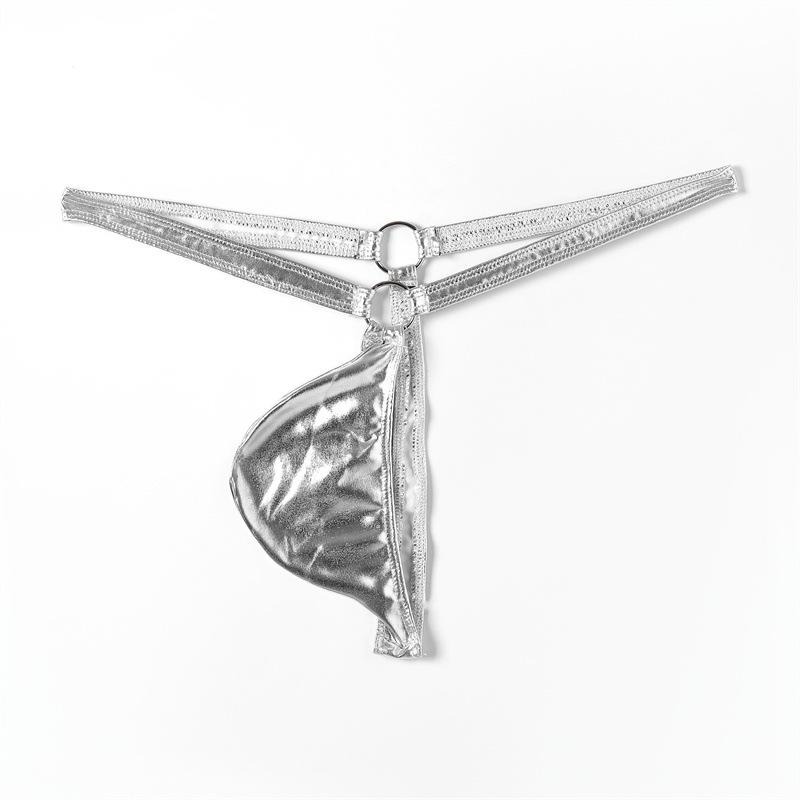 Herrenstring Herren Hüftunterhose Herren Spaß glänzendes Ringdesign Unterwäsche Herren