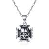 Skull Ring Retro Fashion Personality Domineering Necklace Earrings Halloween Gift