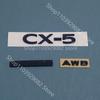 For Mazda 2 3 6 CX-5 CX-50 CX-30 CX-60 CX-90 SKYACTIV G SKYACTIV AWD Black Rear Trunk Tail Logo Sticker Emblem Deca Yvmsj22
