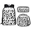Classico Novità Fresco Animale Tigre Fiore Stampa 3D 3pz/Set alunno Zaini Scolastici Zaino Daypack per Laptop Zaino Borsa Pranzo Astuccio