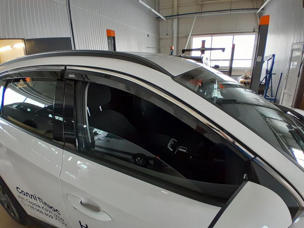 

Ветровики с хромом Niken Luxury (4 шт) для Hyundai Tucson NX4 2021- гг