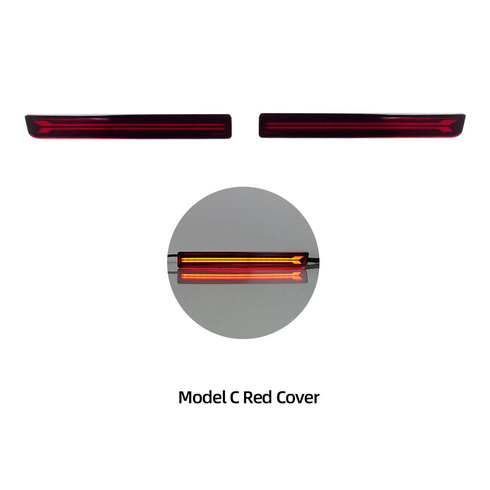 Car LED Rear Bumper Lamps For Mitsubishi Xforce 2023 2024 Brake Light Turn Signal Backup Reflector Lamp Reverse Taillights Red C