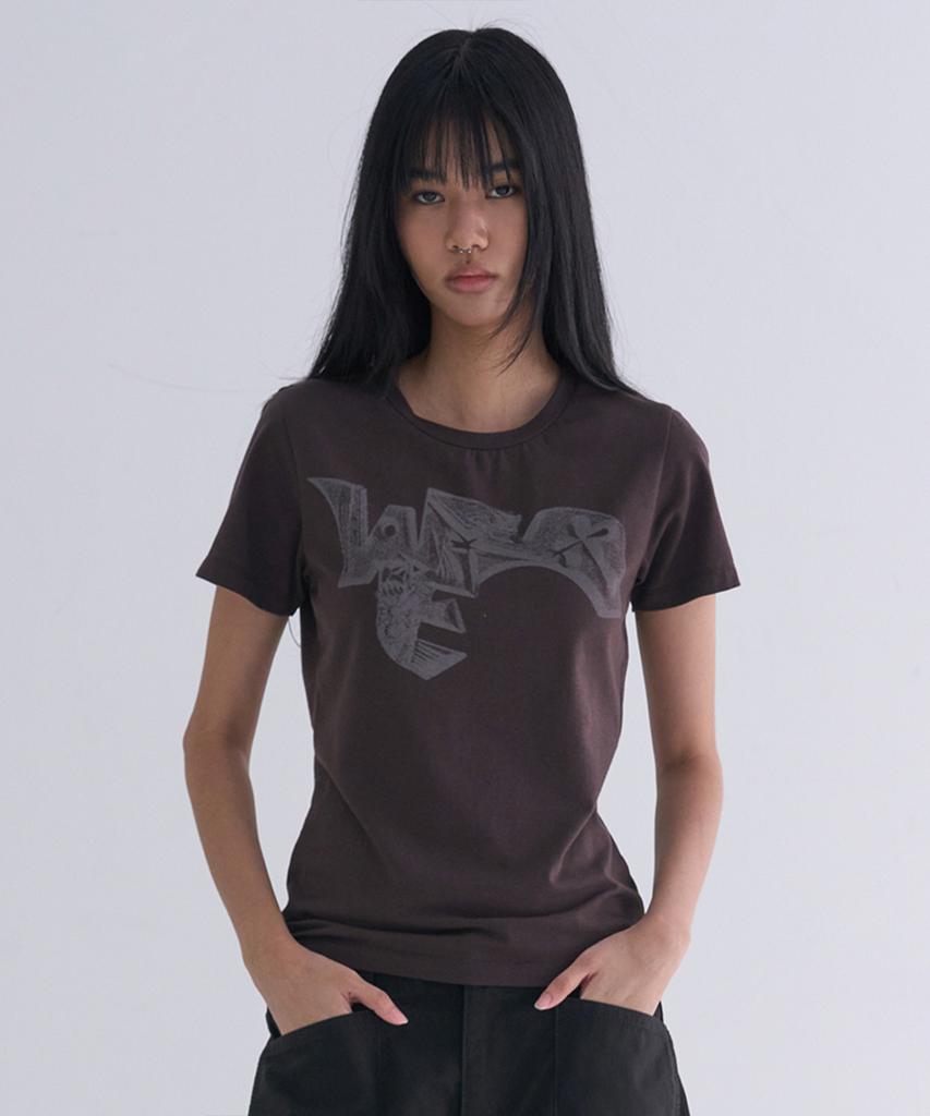 WELLBEING EXPRESS Wbe Stone Tee Brown