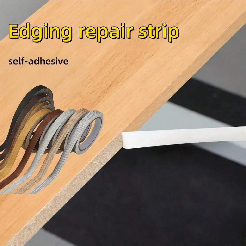 1pc 2cmx10m Wood Grain Edging Frame Stickers, Easy Installation for Wardrobe Door Renovation and Decoration Cabinet Door Frame