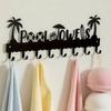 Decorative Multi-functions Metal Wall Hook Decoration Iron Bathroom Towel Hook Door Sign Key Rack Home Universal Hook Front Door