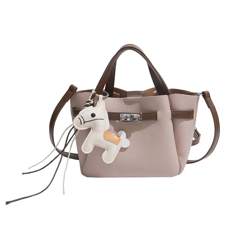 Urban Minimalist Pu Small Bucket Bag For Daily Use