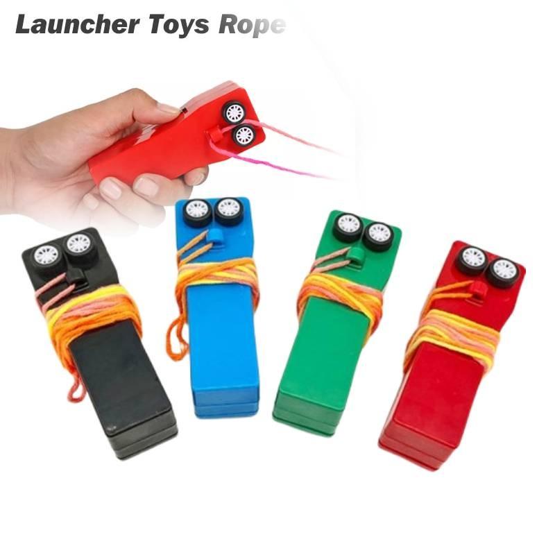 Rope Launcher Toys Zip String Rope Floating Thruster Sport Electric Kids Thrust
