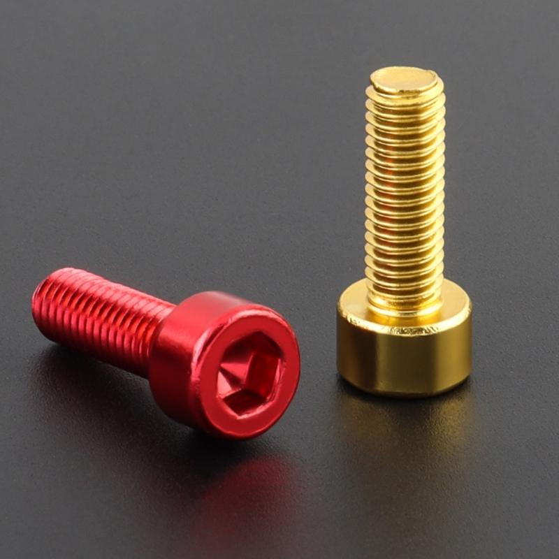 4pcs Road Bike Water Bottles Cage Bolt Bike Water Holder Fixed Screw Air Pumps Brackets Bolt Accessories