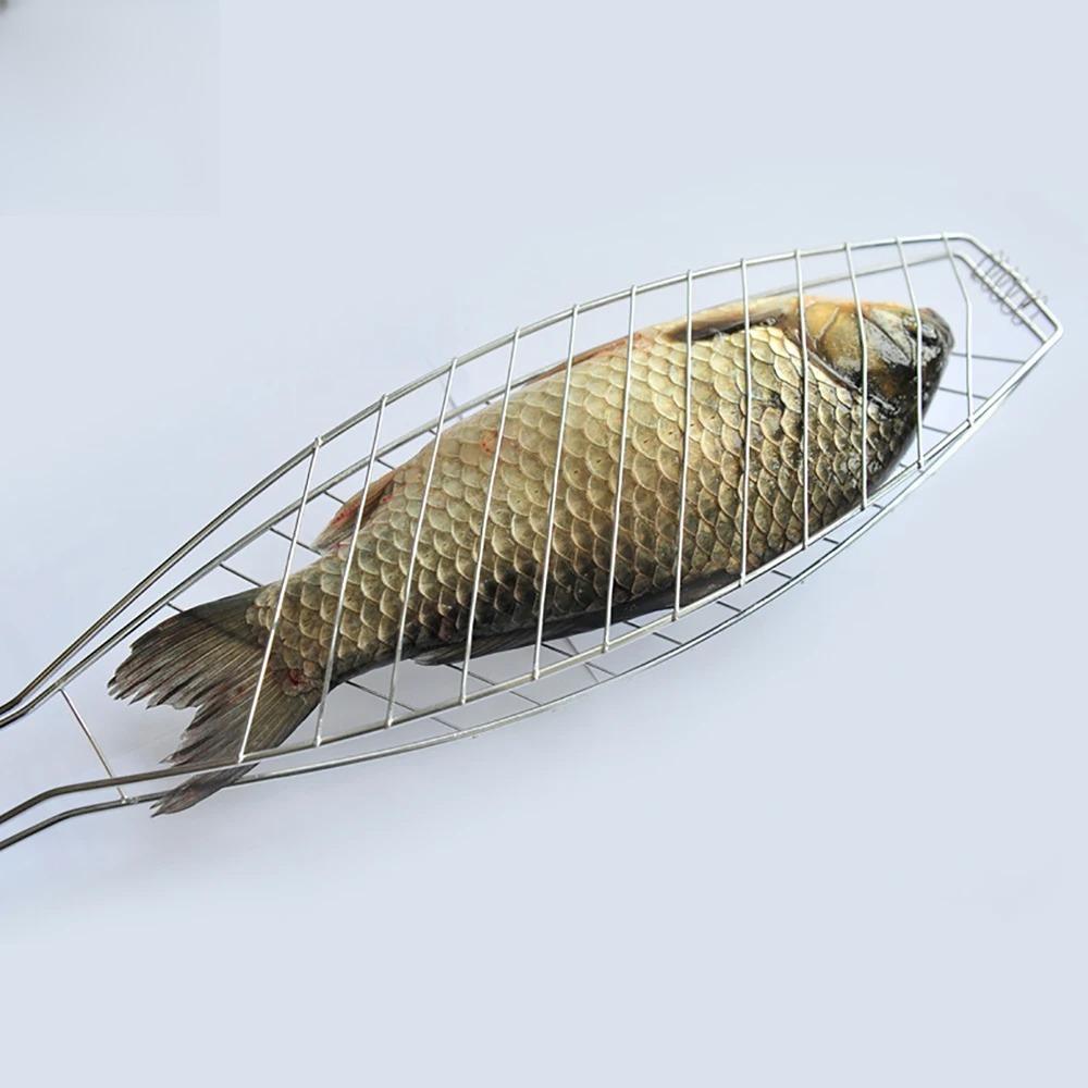 Roasting Fish Grilling Basket Camping Equipment Vegetable Heat-proof Folding DIY Bbq Outdoor Grill Grate Portable Barbecue Tools