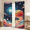 Cartoon Curtain Basketball For Boy 3D Print Bedroom Living Room Window Blackout Partition Style Home Decoration