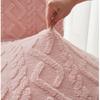 Premium Stretch Jacquard Chair Covers Velveteen Removable Elastic Jacquard Stretch Chair Cover Dustproof Solid Color