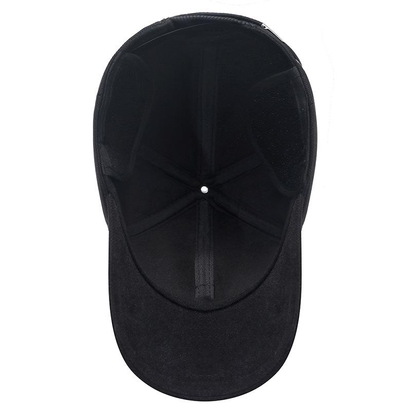 Men's Winter Warm Baseball Cap with Ear Protection - Ideal for Middle-aged & Elderly