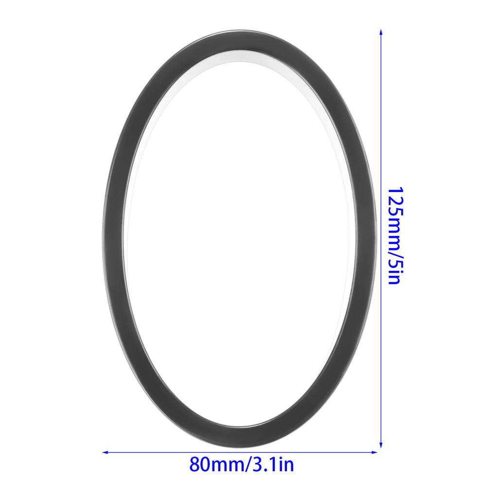 1PC 5 Inch Zinc Alloy Floating House Number Modern Door Plates for Outdoor Mailbox Yard Home Wall Door Garage Gate with Nail Kit