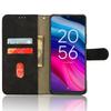For TCL 505 Cell Phone Case Skin-Feel Leather Phone Stand Cover Wallet Stand Phone Shell