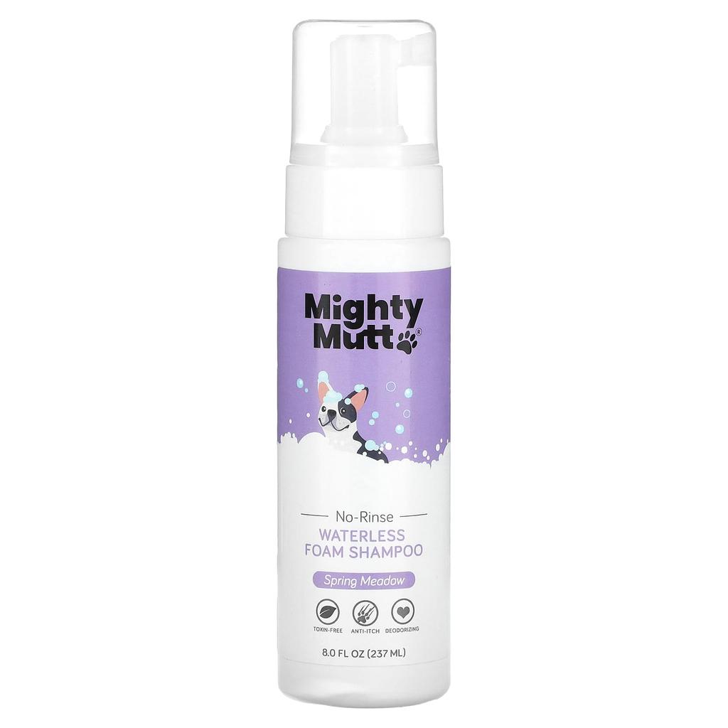 Waterless Foam Shampoo, Dogs, Spring Meadow, 237Ml(8Fl Oz)