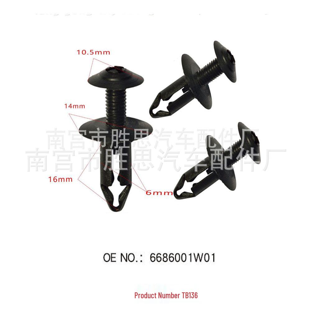 

Universal Car Trim Panel Clip for Nissan, Honda, and Toyota 10000 pcs variant