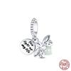Serie Oceano - Ciondoli Perline Tartaruga Granchio Sirena in Rame Genuino Originale Adatti Per Bracciale da 3 mm Fai Da Te Creazione Pendente