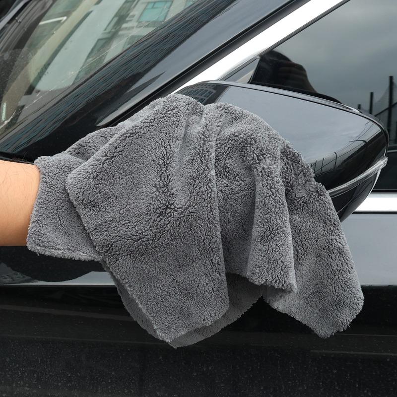 Coral Fleece Car Wash Towel Universal High Density Microfiber Cleaning Polishing Towel Car Care Home Use Cleaning Drying Cloth