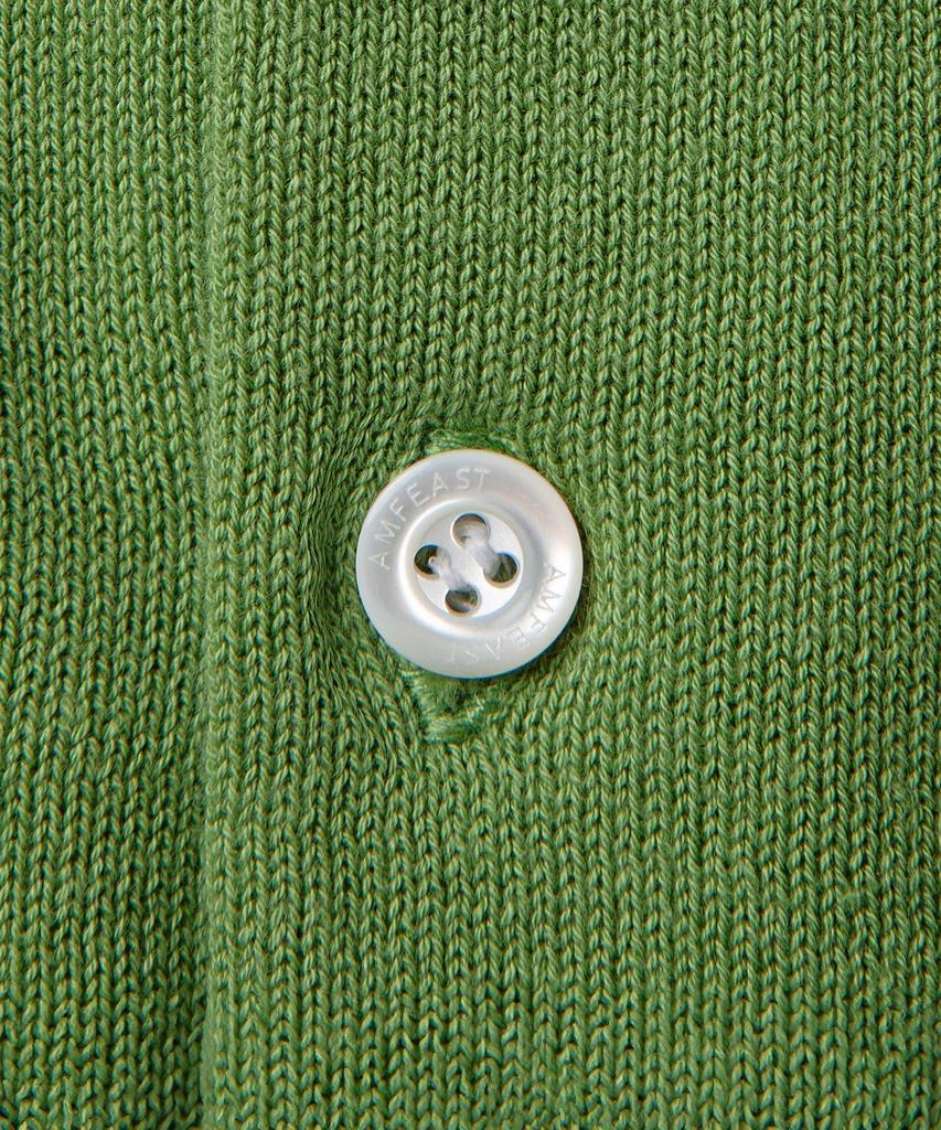 AMFEAST Essential Half Knit Shirt Green