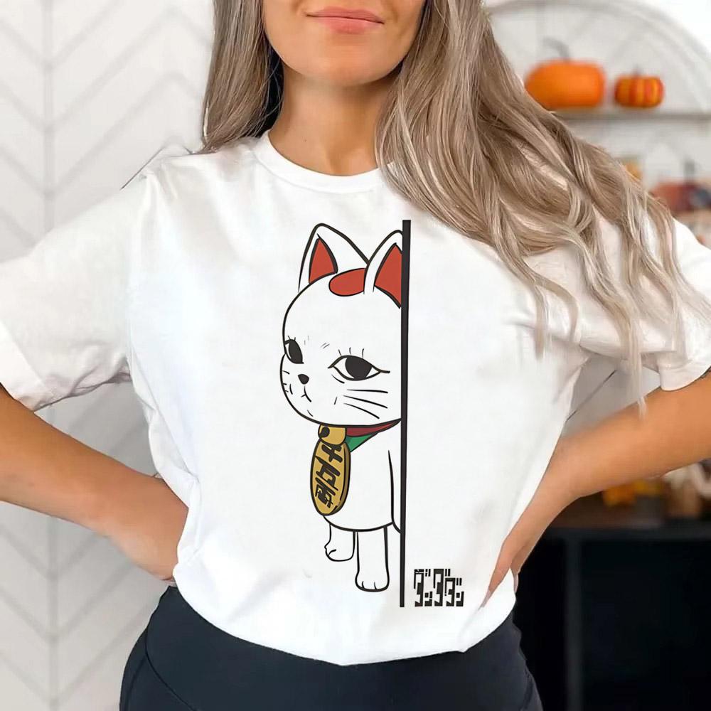 Seiko Ayase T-shirt Dandadan Cosplay Anime T Shirt Cartoon Short Sleeve Harajuku Tshirt Women Men