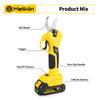 MELLWIN 30mm Brushless Electric Pruning Shears Cordless Fruit Tree Branches Cutter Garden Scissors For Makita 18V Battery Pin