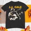 Unisex Gömlek Pamuklu Oversize Büyük Beden Yeni Nadir J. J. Cale Tour Koleksiyonu Singer Siyah Tüm Gömlek