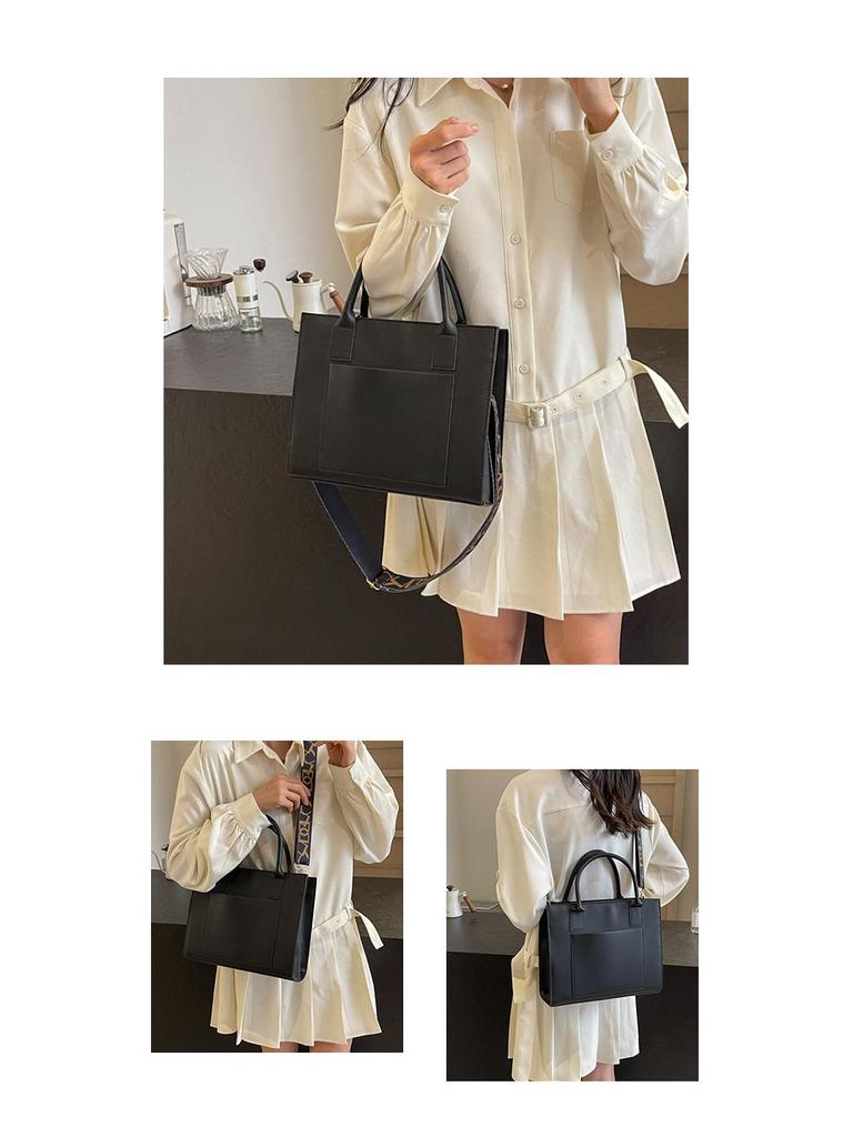 Women's Trendy High-End Bucket Bag - 2024 Spring/Summer Fashion Single Shoulder Crossbody in Solid Color