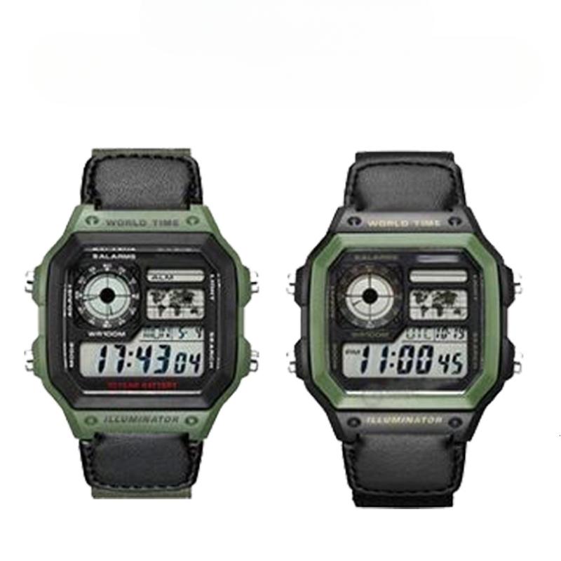 18mm Płócienny Nylonowy Pasek Sportowy do Zegarka dla Casio SHOCK W800H Męski dla AE-1200WH/SGW-300/AQ-S810W/F91W Wypukły Męski Damski Bransoleta