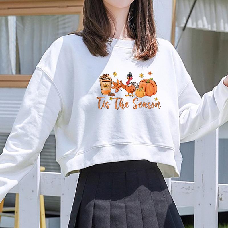 Autumn Seaon Heat Sticker Sweatshirt and Hat Diy Heat Sticker Shirt Sticker Sticker Clothing Sticker Clothing Sticker