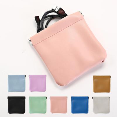 Sac de rangement léger en faux cuir, pochette de maquillage, sac de rangement Portable Durable et élégant pour la maison et les voyages
