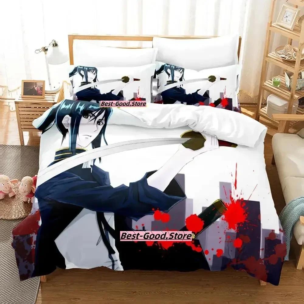 Anime K project Mikoto Suoh No Blod! No Bone! No Ash! Beding Set Printed With Pilowcase Bed Soft Duvet Cover Quen Super King-Sized Dimensionsd