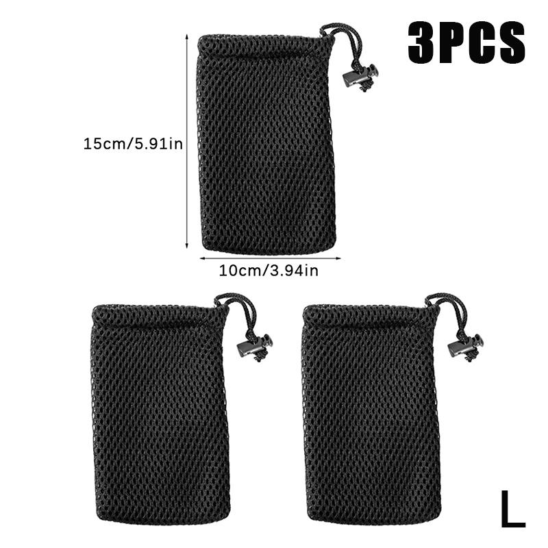

3 шт. нейлоновый сетчатый мешочек на шнурке для хранения, многоцелевой дорожный и для активного отдыха, для цифровых продуктов