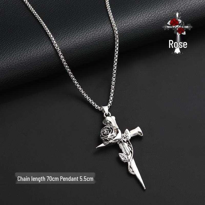 Trendy Men's Clavicle Necklace: Versatile, High-End, Simple Hip Hop Jewelry