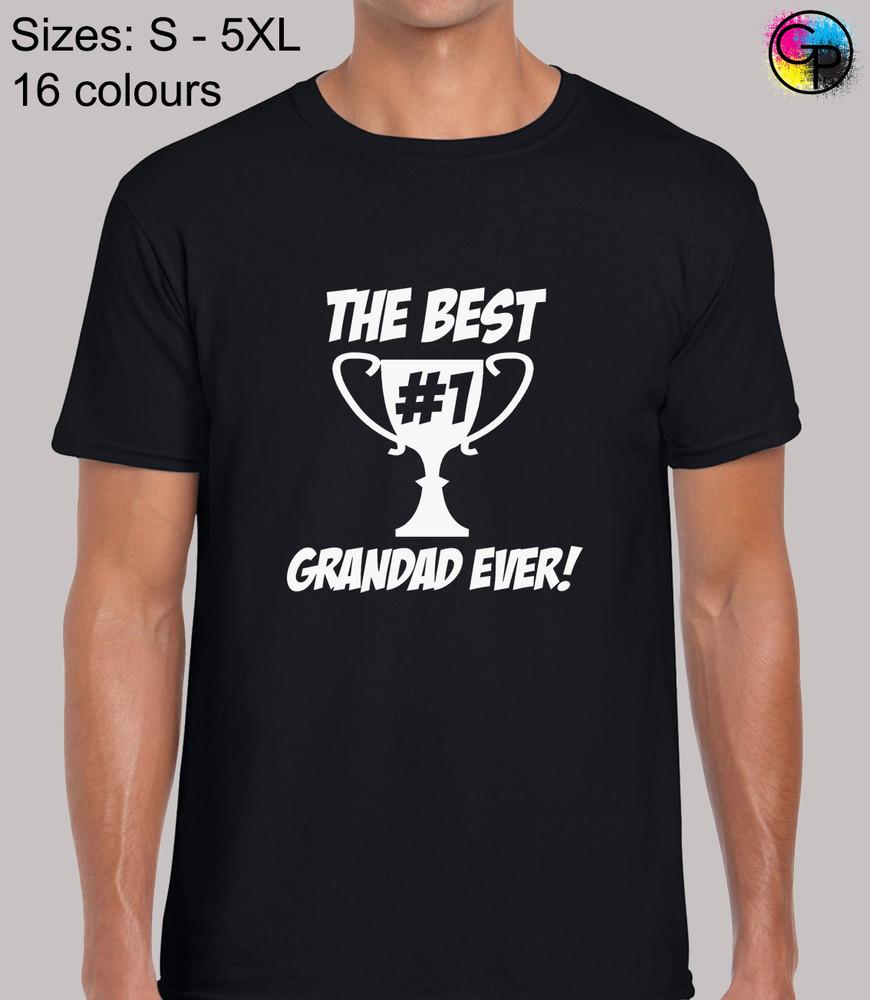 

Лучший дедушка на свете Крутой смешной подарок Футболка Топ Футболка для мужчин обычного кроя 3XL