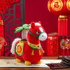 Short Plush Pony Plush Toy With Cute Design For Lunar New Year Gifts