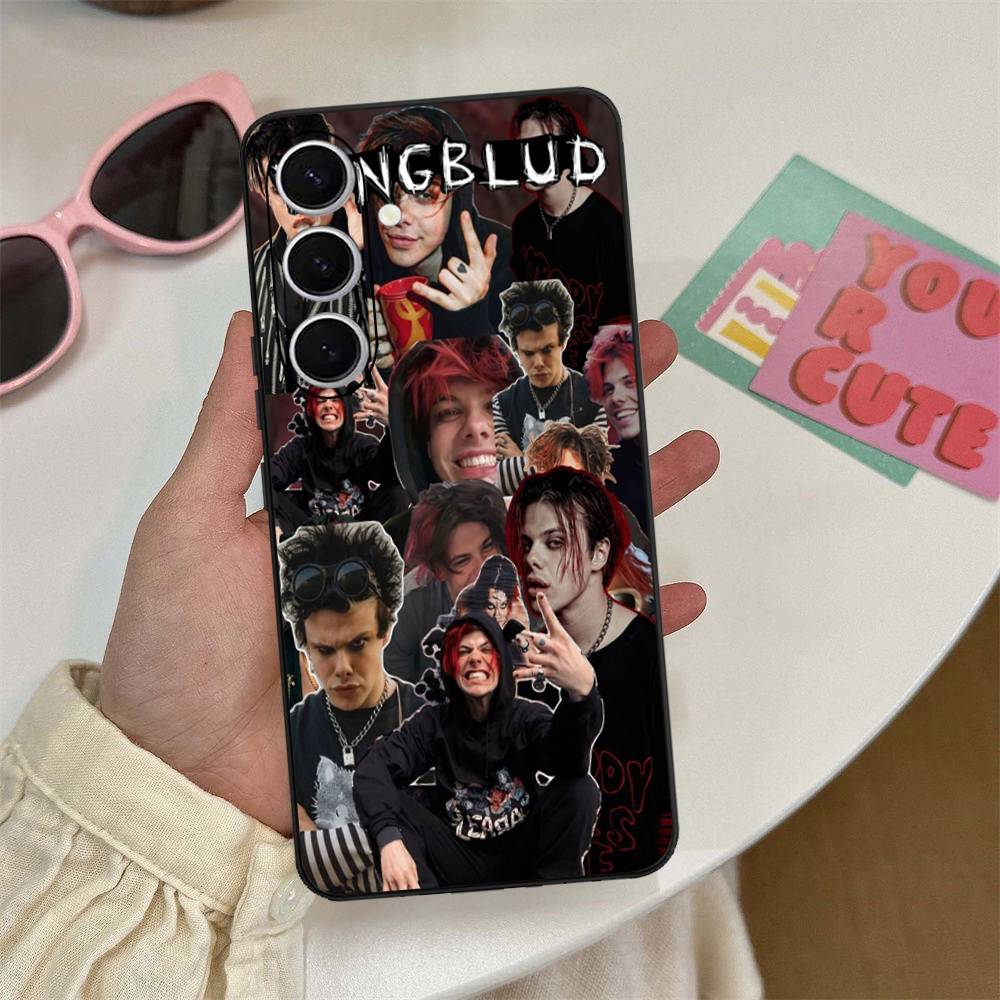 

Y-Yungblud Hot Singer Phone Case For Samsung S 24 Fe 25 Ultra Plus 20 Lite 21 30 22 23 24 22 Ultra 5G Fundas Samsung S23 5g