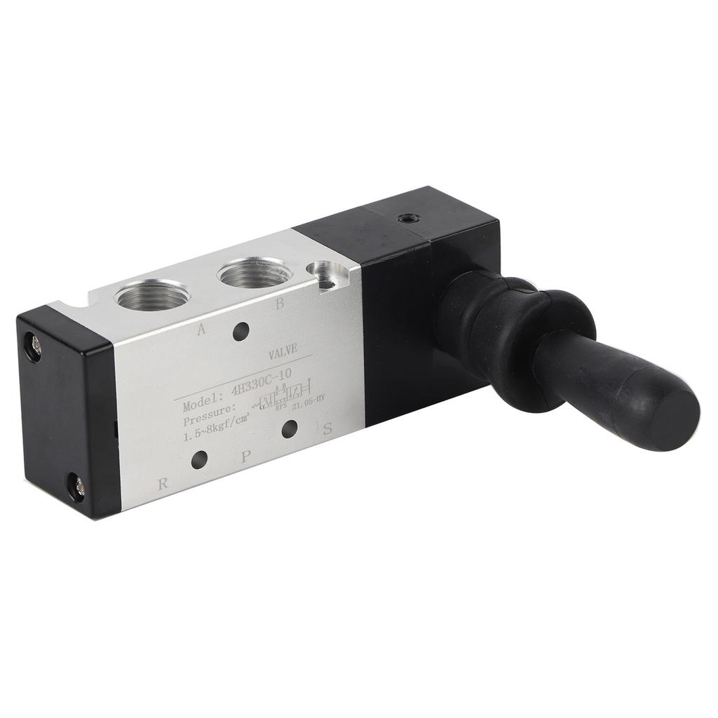Pneumatic Manual Control Valve 5 Port 3 Position Hand Lever Valve 0.0.8Mpa (4H230C-08)