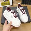European leather thick-soled heightening little white shoes for women's 2025 spring and autumn new versatile single breathable muffin casual women's s