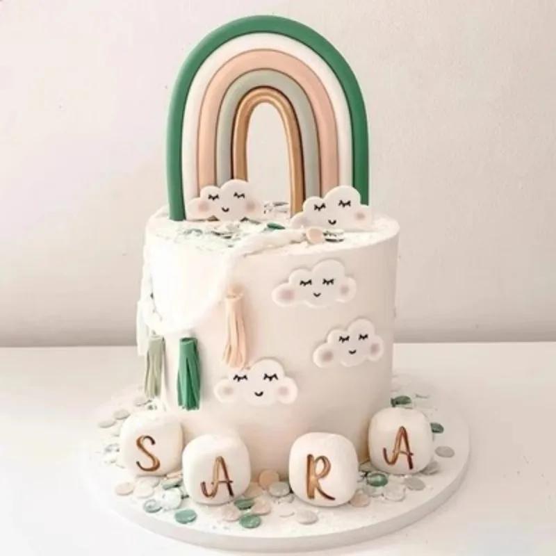 5Pcs/set Fondant Cutter Cloud Plastic Cake Cookie Biscuit Cutter Fondant Mold Fondant Cake Decorating Tools Sugar Craft