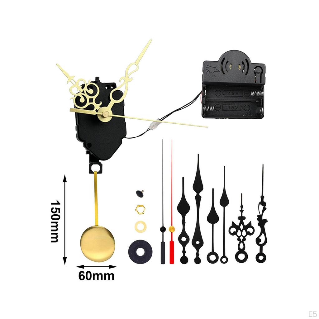 Clock Mechanism Parts for DIY Projects, Chime Music Box And Pendulum