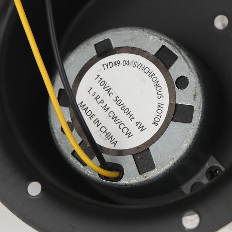 1.5 Rpm 2.5 Rpm Rotating Motor Black 220V Mirror Ball Motor With Plug Ball Hanging Glass Mirror Motor Dj Ktv Party Light