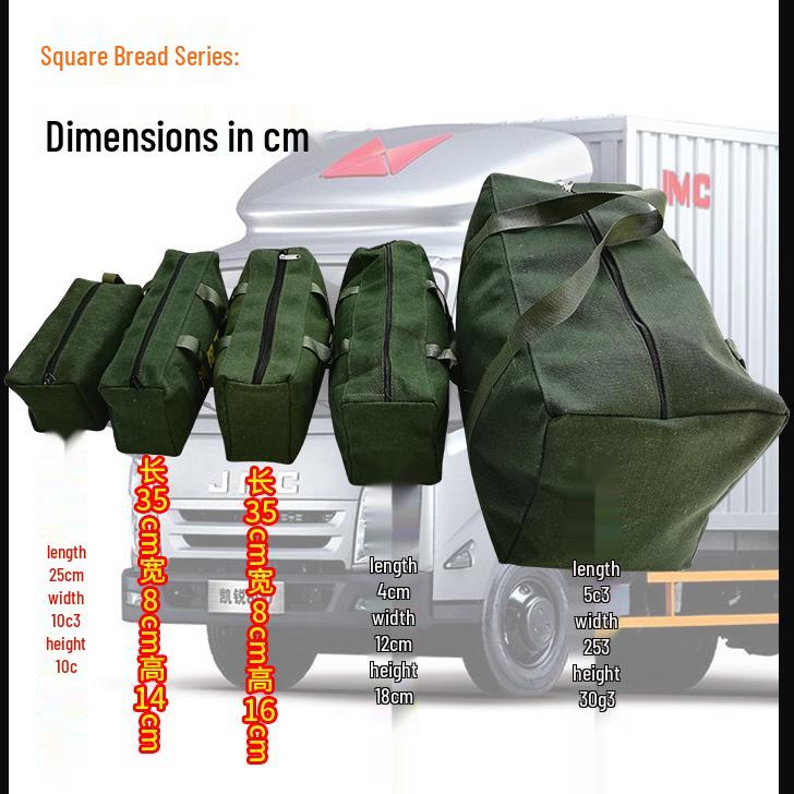 Large Multifunctional Thickened Canvas Repair Toolkit