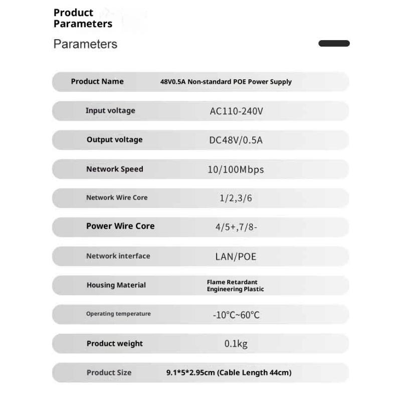 Poe Adapter For Router Repeater 24V 1A | 48V 0.5A For Poe Splitter Power Injector Ethernet Adapter Power Supply Charger Us Plug
