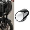 7 Inch Black Motorcycle Headlight Fairing Windshield Protector Racer Style Headlight Cover Protector Screen Motorcycle Accessory