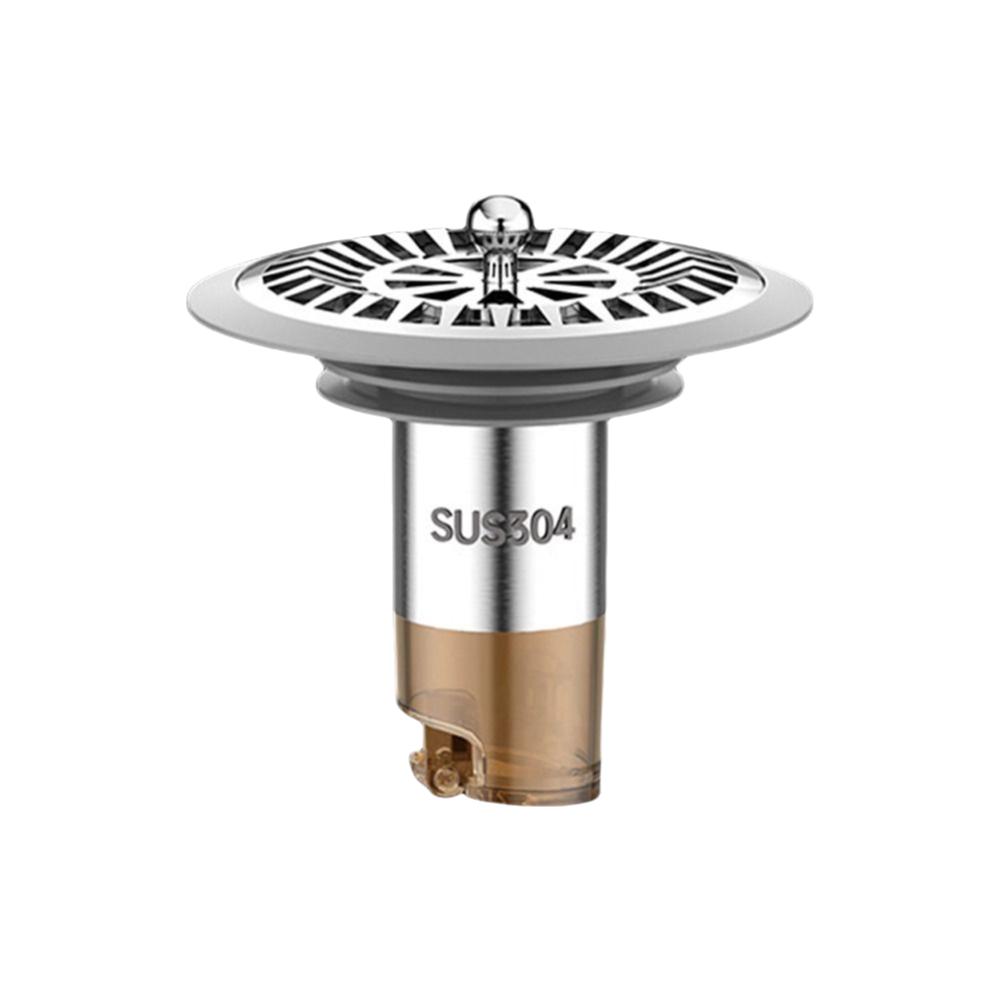 

Фильтрующий экран Сливной сердечник Быстрый дренажный фильтр для пола Заглушки для сливного фильтра для пола Балкон 4.6 cm серебряный