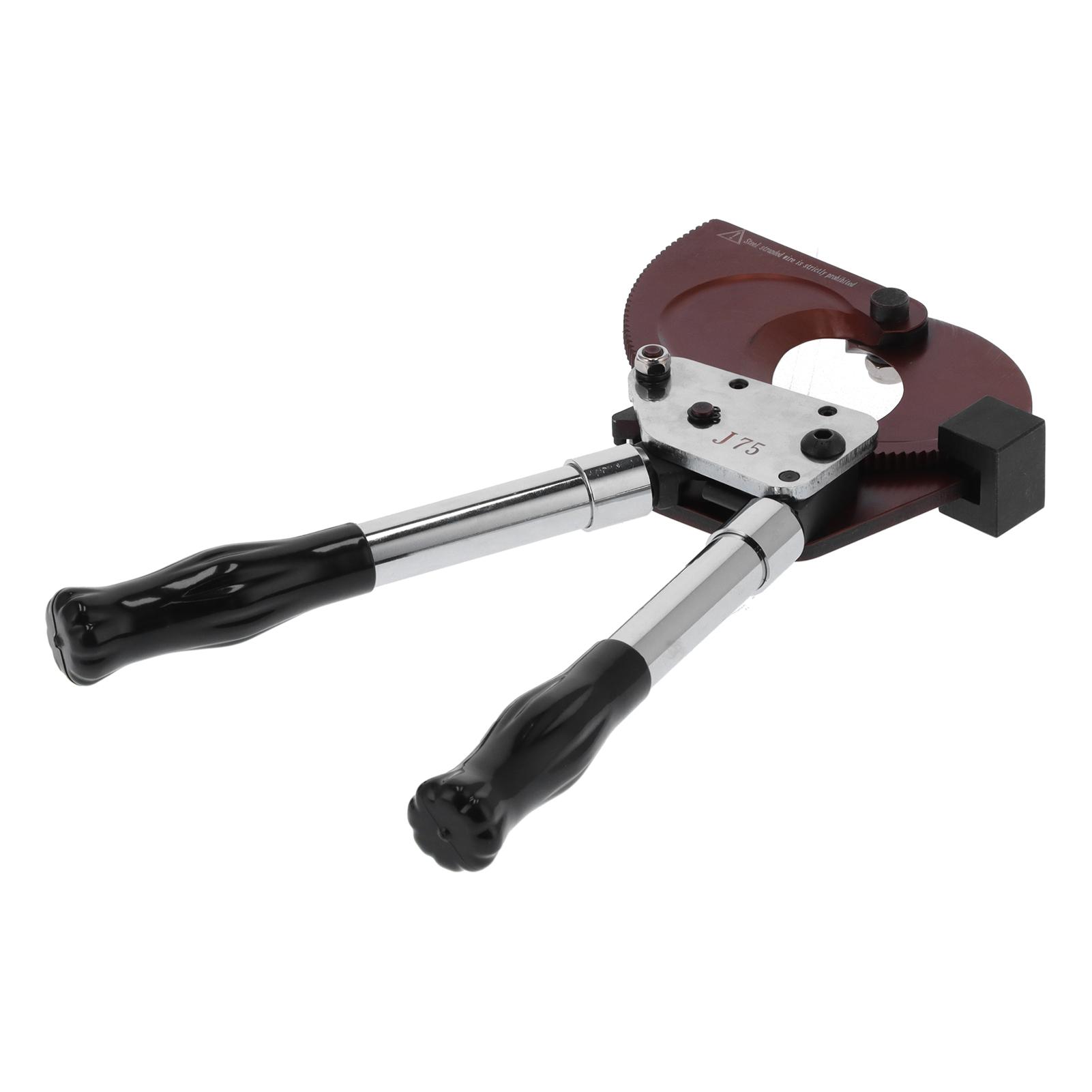 

Ratchet Cable Cutter Adjustable 3x120mm² Industrial Grade Manual Wire Rope Cutting Tool J75 белый