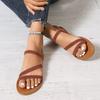 Fashion Women Sandals Summer 2024 New Flat Shoes Roman Sandals with Non-slip Rubber Sole Fashion Women Sandals Casual Shoes for Women