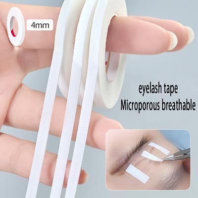 10 Rollos 4Mm Cinta Extensión de Pestañas Herramientas Maquillaje de Ojos Micropore Cinta Extensión de Pestañas Suministros Profesionales Pestañas Accesorio